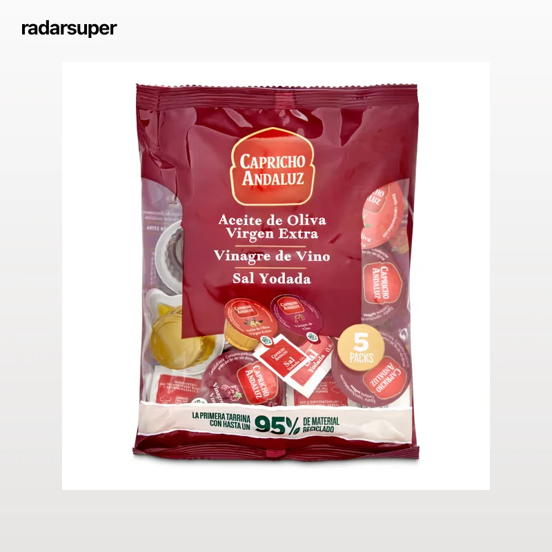 Set aliño aceite de oliva, vinagre y sal Capricho andaluz 1 unidad