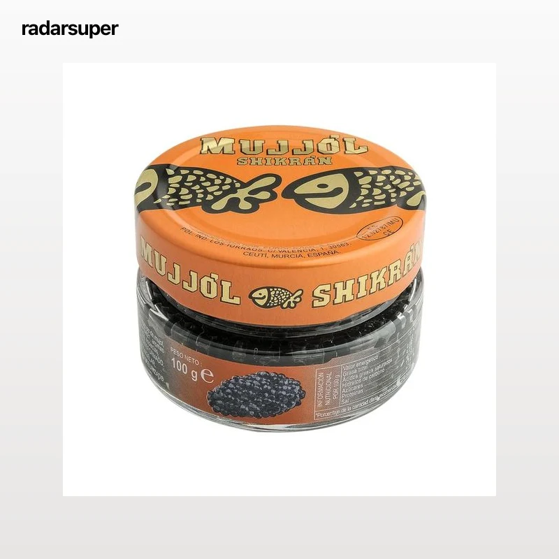 SHIKRÁN Sucedáneo de huevas de mujjol (micronizado) SHIKRAN 100 g.