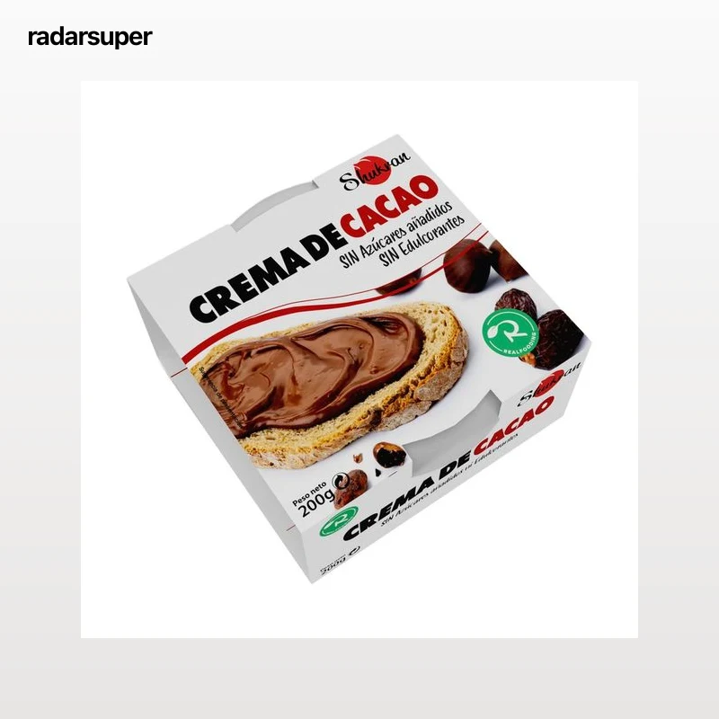 SHUKRAN Crema de castaña, dátil y cacao SHUKRAN by Realfooding 200 g.
