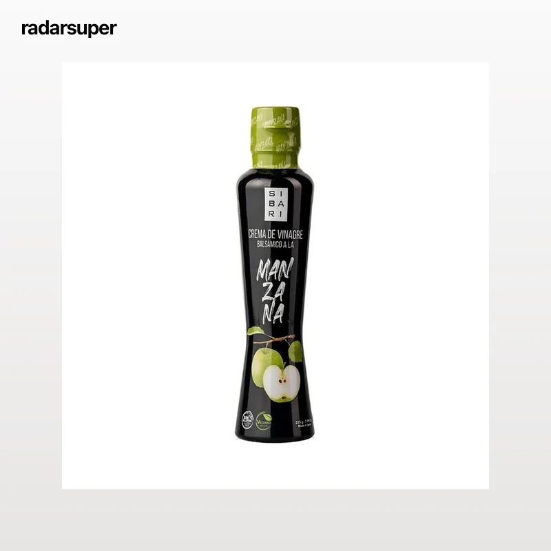 SIBARI Crema de vinagre balsámico con sabor a manzana 225 g