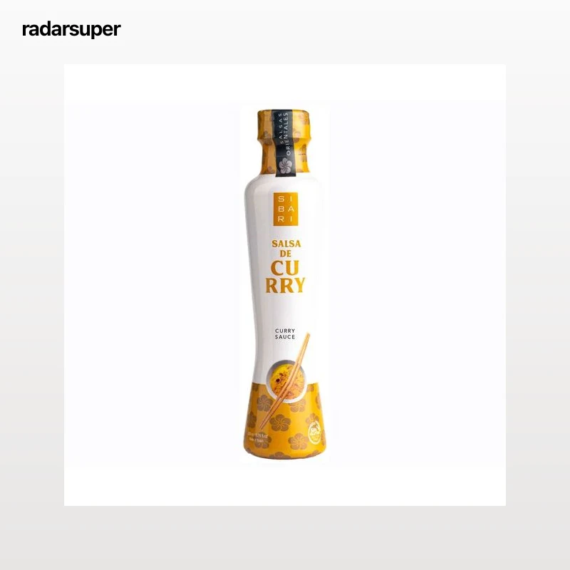 SIBARI Salsa balsámico de curry 200 ml.