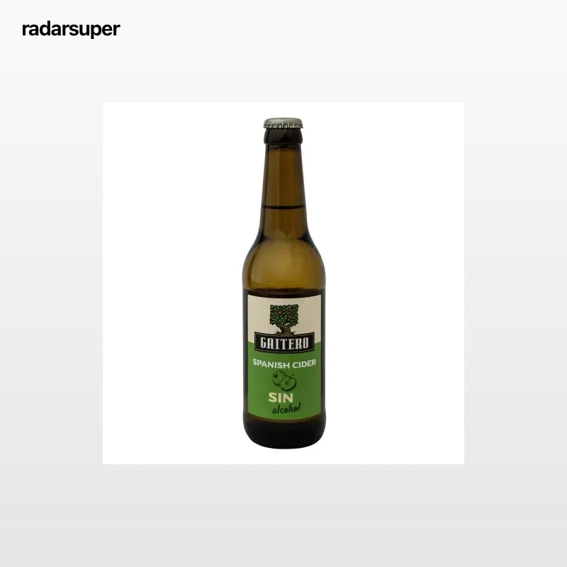 Sidra El Gaitero sin alcohol 33 cl.