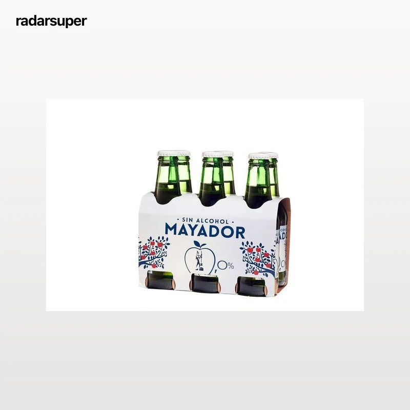 Sidra sin alcohol Mayador 25cl pack 6