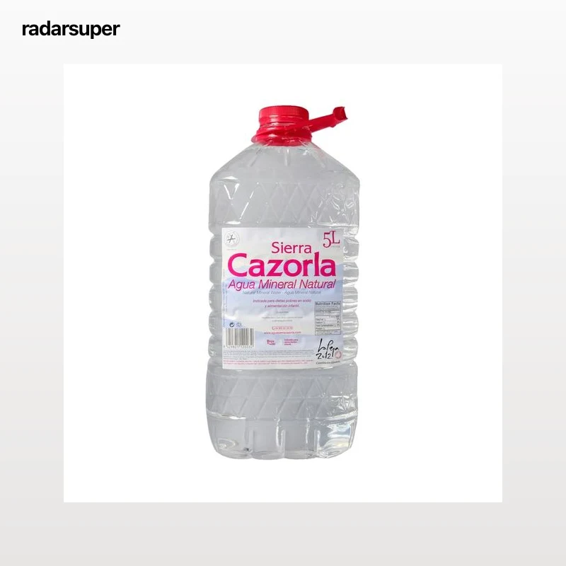 SIERRA DE CAZORLA Agua mineral garrafa de 5 l.