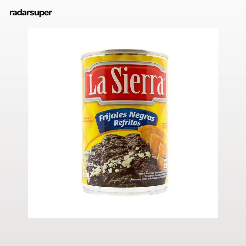 LA SIERRA Frijoles negros refritos 430 g.