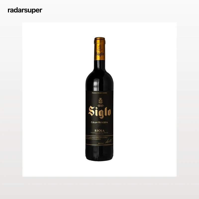 SIGLO Vino tinto gran reserva con D.O. Ca. Rioja botella 75 cl.