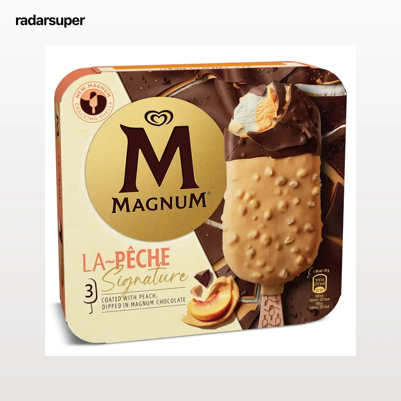 Magnum Signature melocotón 3 x 70 g