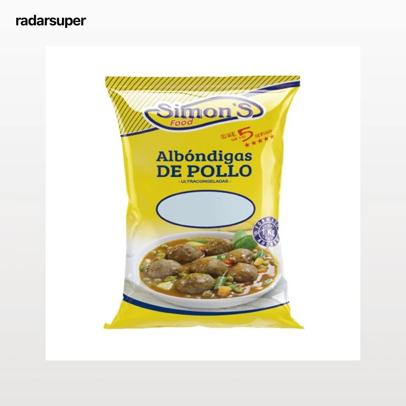 SIMON´S FOOD Albóndigas de pollo ultracongeladas SIMON´S FOOD 1 kg.