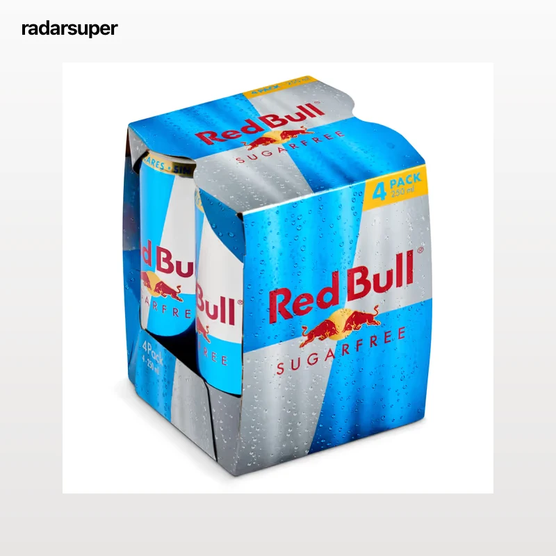 Red bull sin azúcar pack 4 x 250 ml