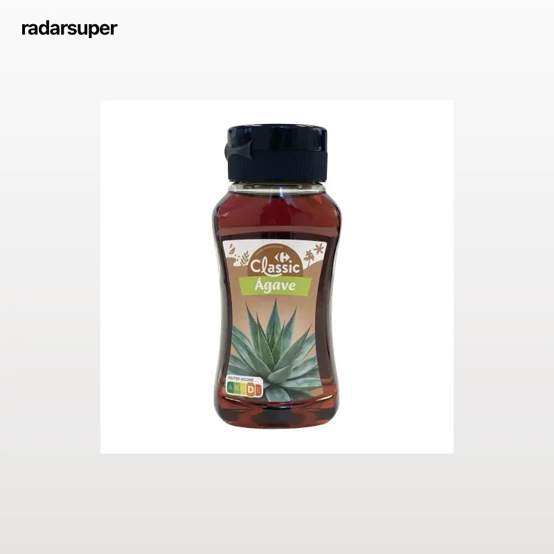 Sirope de agave Carrefour Classic 340 g.