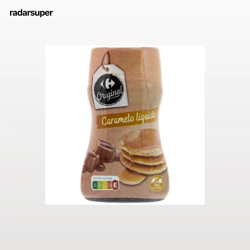 Sirope de caramelo Carrefour Original sin gluten 420 g.