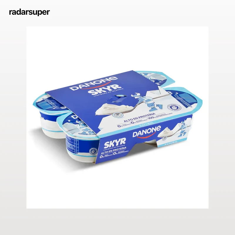 Skyr natural alto en proteínas Danone 4 x 100 g