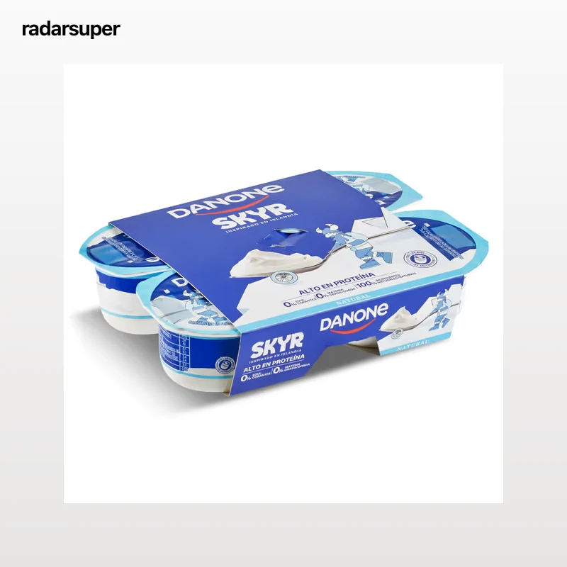 Skyr natural alto en proteínas Danone pack 4 x 100 g