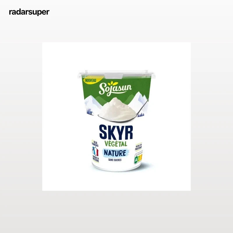 Skyr vegetal natural Sojasun 400 g.