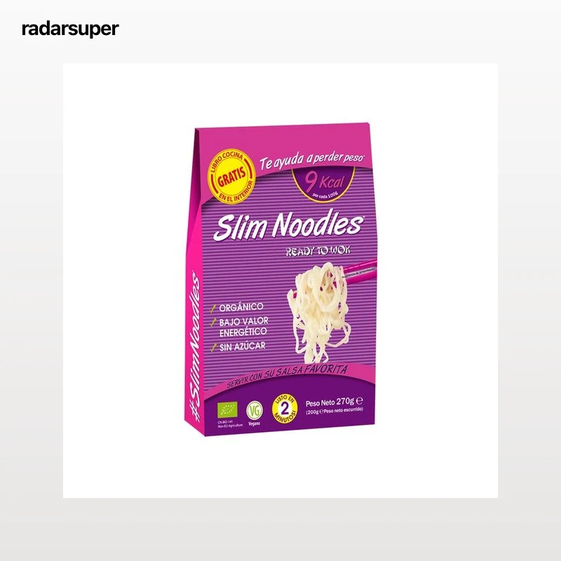 SLIM Pasta noodles ecológicos SLIM NOODLES 270 g.