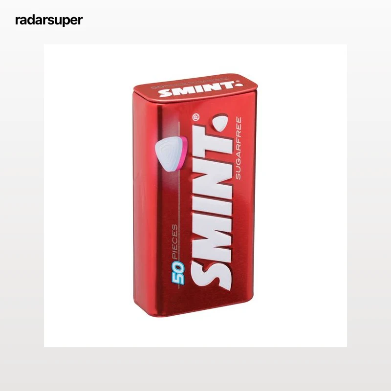SMINT Caramelos comprimidos de fresa sin azúcar 35 g.