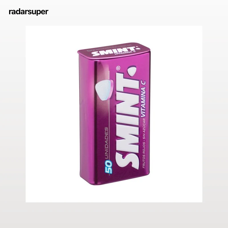 SMINT Caramelos comprimidos de frutos rojos sin azúcar 35 g.