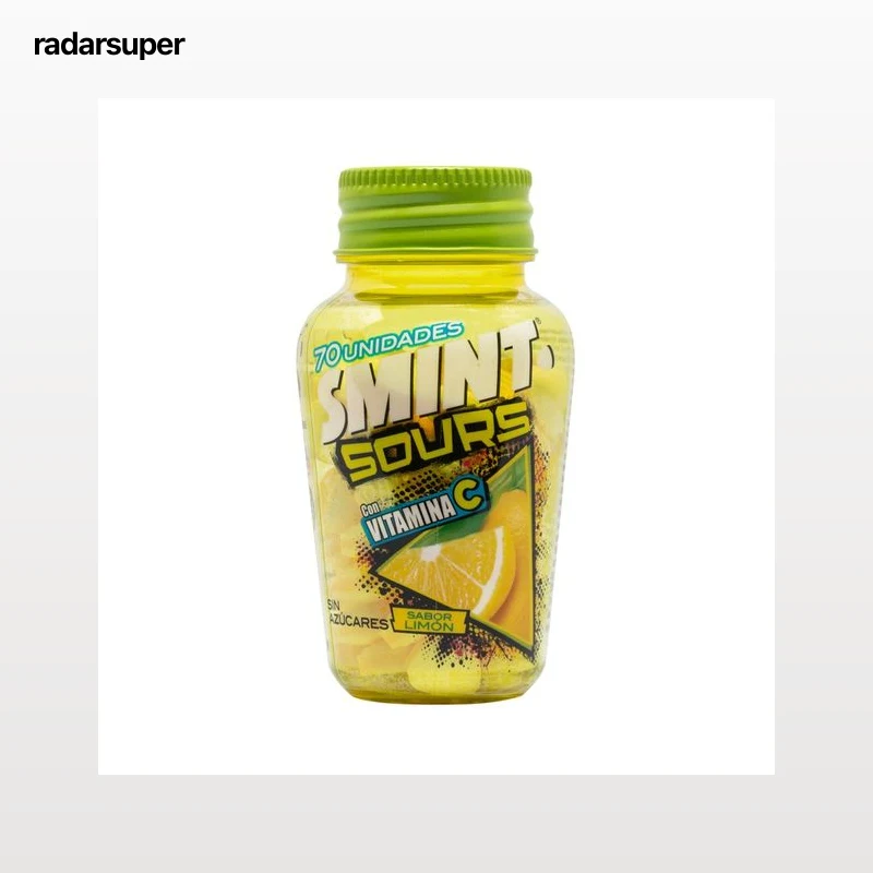 SMINT Sours Lemony Caramelos con vitamina C 49 g.