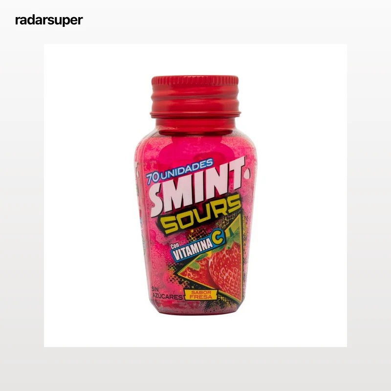 SMINT Sours Strawerry Caramelos con vitamina C 49 g.