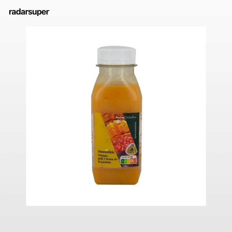Smoothie de mango, goji y fruta de la pasión ALCAMPO GOURMET 250 ml.