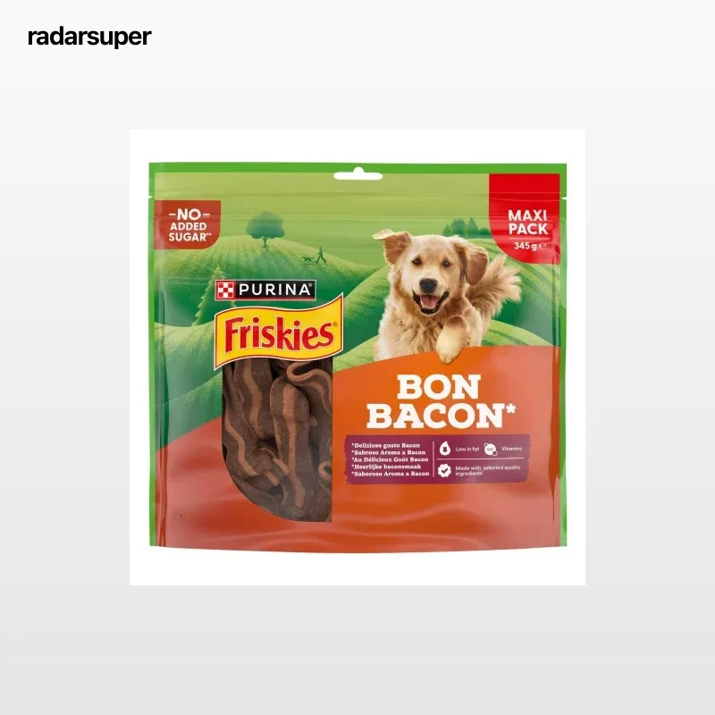 Snack bacon para perro Purina Friskies Bon Bacon 345 g.
