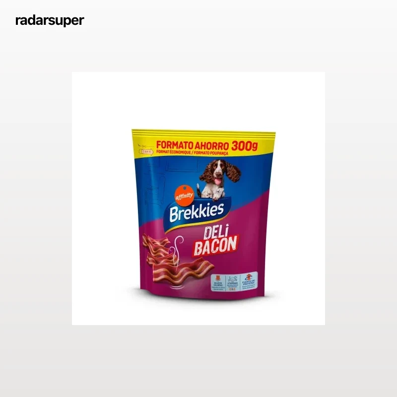Snack de bacon para perros Brekkies Excel 300 g.