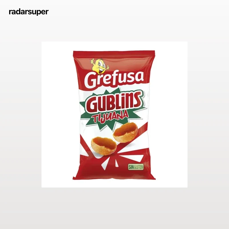 Snack de maíz sabor Tijuana Gublins Grefusa sin gluten 135 g.