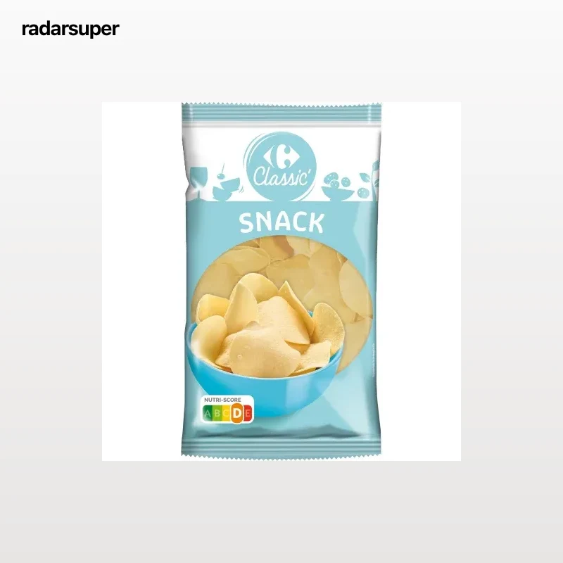Snack de patata ligera Carrefour 150 g.