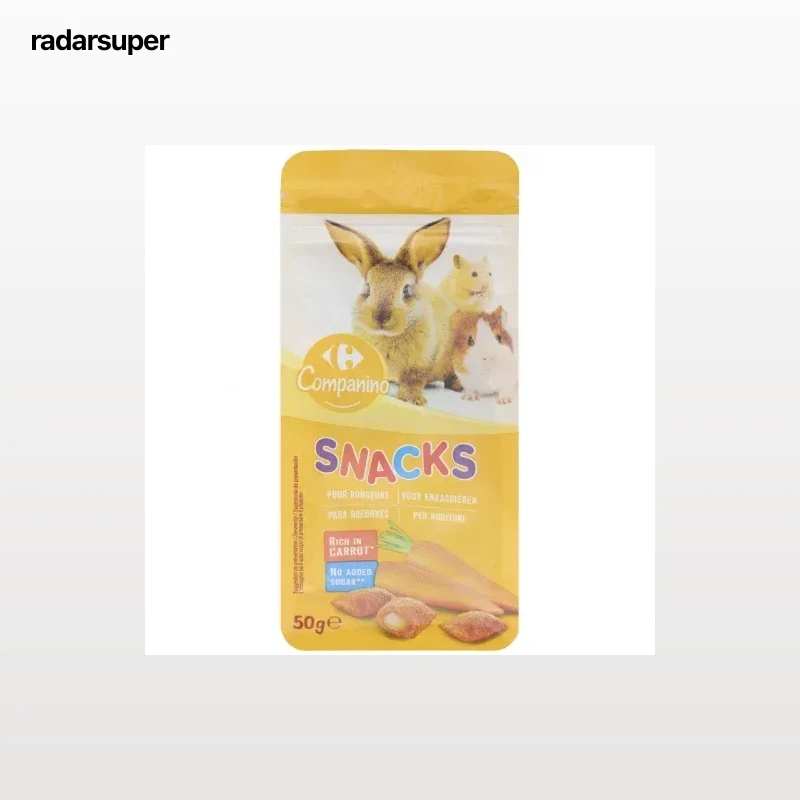 Snack de Zanahorias para Roedores Carrefour Companino 50 g