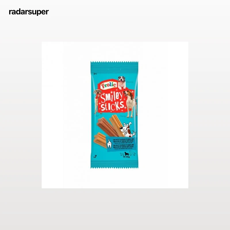 Snack dental para perro Frolic Smiley Sticks 175 g.