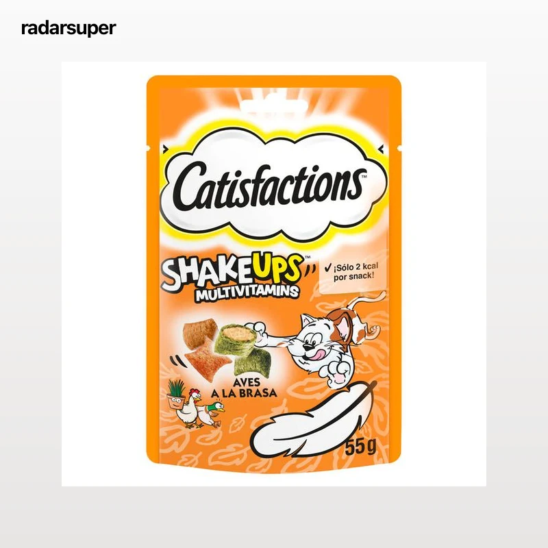 Snack para gato Catisfactions aves a la brasa 55g