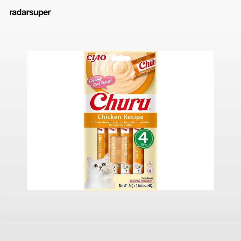 SNACK PARA GATO CIAO CHURU FRANGO 4X14G
