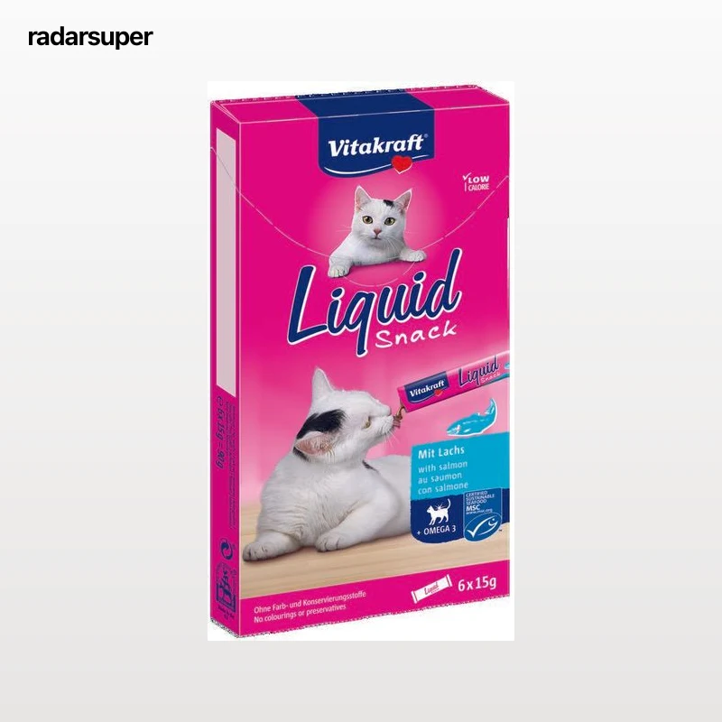 Snack gato Vitakraft líquido 6 unidades