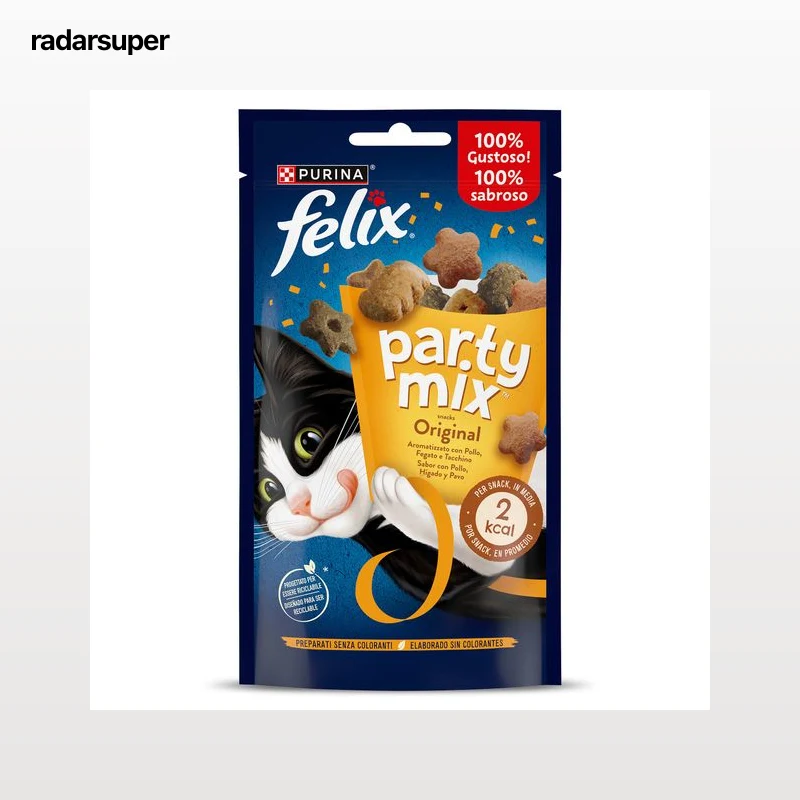 Snack para gatos party mix original Felix 60 g