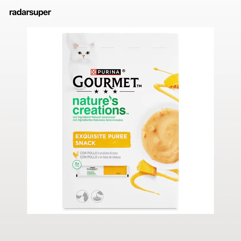 Snack para gatos con pollo y calabaza Purina 50 g