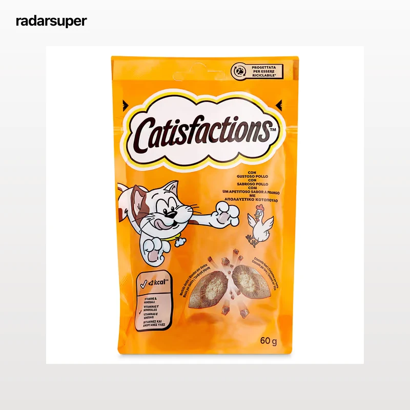 Snack para gatos con pollo Catisfactions 60 g
