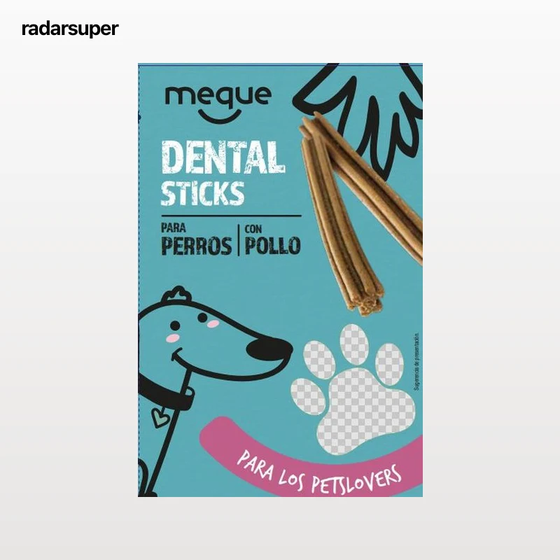 Snack higiene dental perro Meque pollo 170g