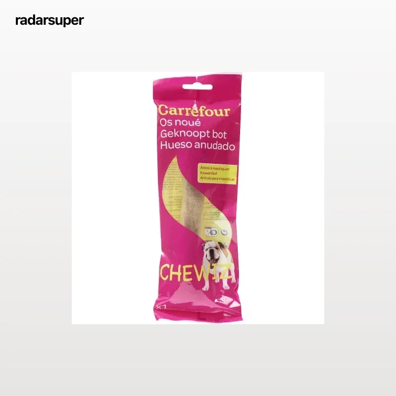 Snack hueso anudado de buey para perro Carrefour 20 Cm
