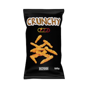 Snack de maíz Crunchy sabor agridulce picante