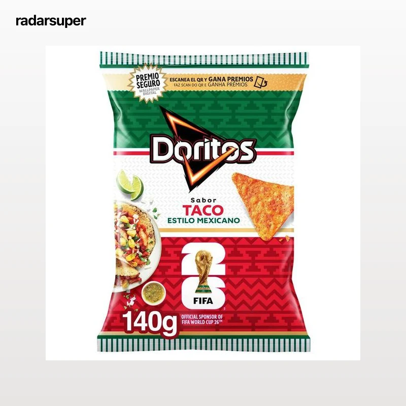 Snack de maíz estilo mexicano Doritos taco 140g