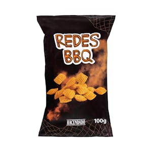 Snack de maíz Redes sabor barbacoa