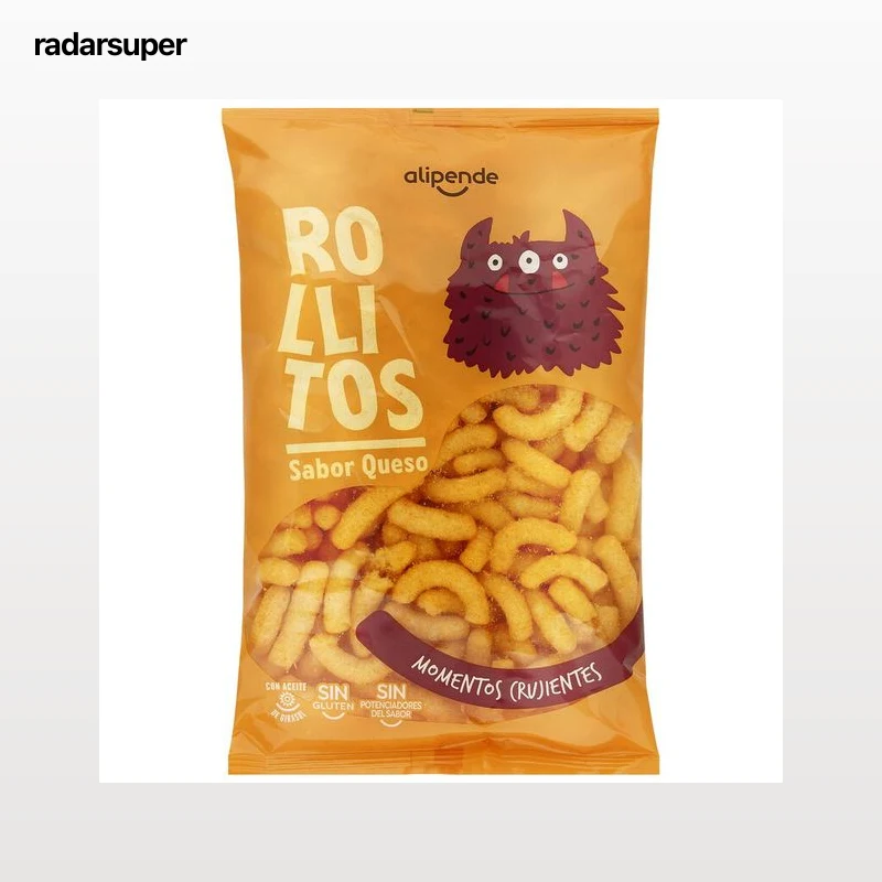 Snack de maíz rollitos Alipende 100g sabor queso