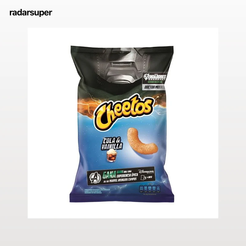 Snack de maíz con sabor a cola y vainilla Cheetos 75g
