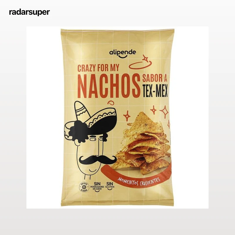 Snack maíz tortilla chips tex mex Alipende 150g