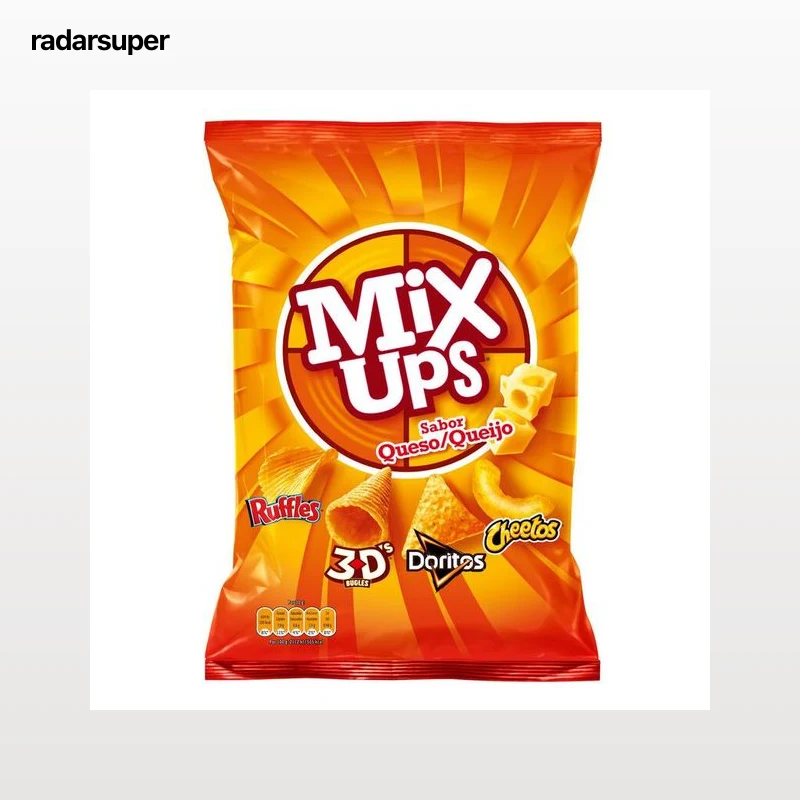 Snack Mix Ups sabor queso 125g
