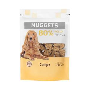 Snack nuggets 80% pollo perro adulto