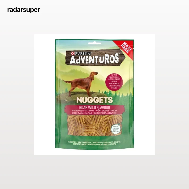 Snack nuggets de jabalí para perros Purina Adventuros 300 g.