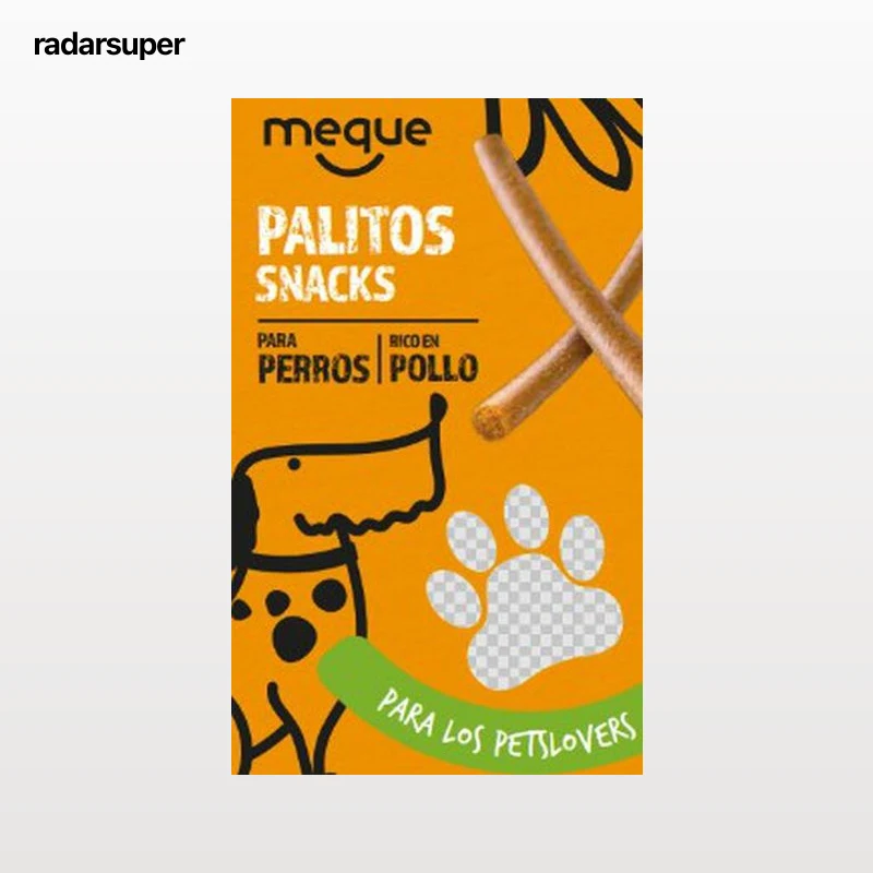 Snack palitos para perro Meque pollo 200g