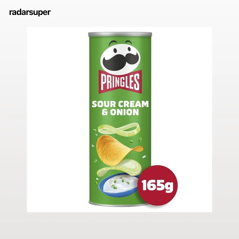 Snack de patata Pringles 165g sour cream&onion