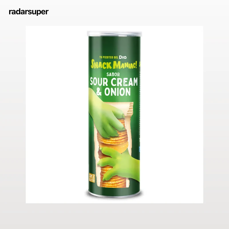 Snack de patata sour cream & onion Dia Snack Maniac 165 g